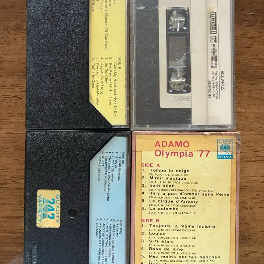 [BUNJANG] Various Artists Cassette Tape Bundle / 존 덴버/아다모/엘비스/닐 다이아몬드 테이프