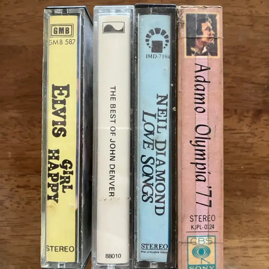 [BUNJANG] Various Artists Cassette Tape Bundle / 존 덴버/아다모/엘비스/닐 다이아몬드 테이프