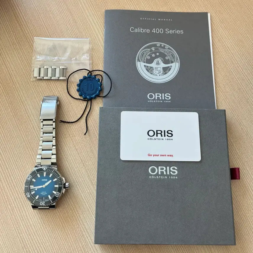 [SOLD OUT] 오리스 아퀴스 칼리버 400 블루 41.5mm 청판