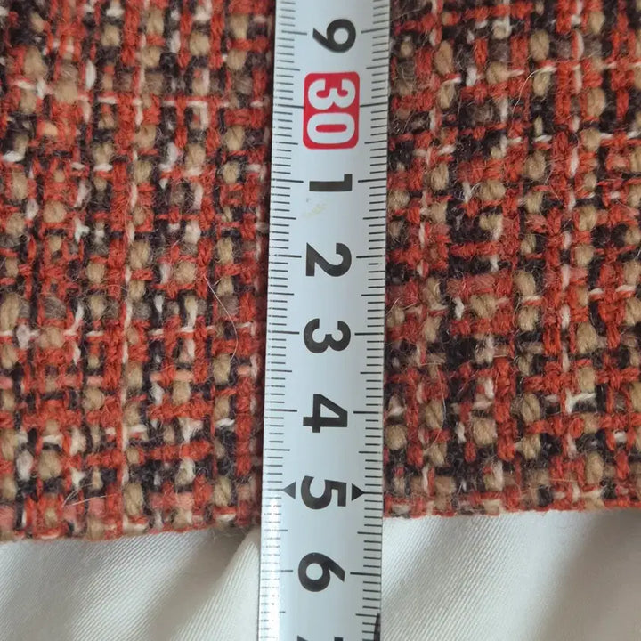 [BUNJANG] Sisley Tweed Mini Skirt Brown Alpaca Blend / 시슬리 트위드 미니 스커트 브라운 모 알파카 혼방