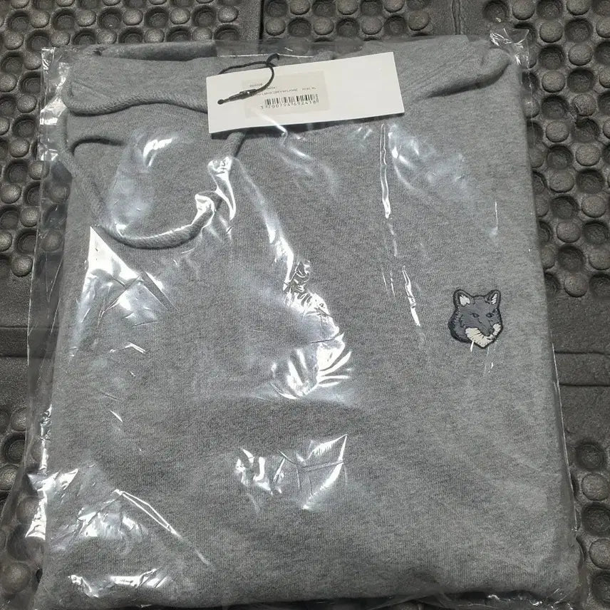 [BUNJANG] Maison Kitsune Fox Head Hoodie Gray L / 메종키츠네 폭스 헤드 후드티 그레이L