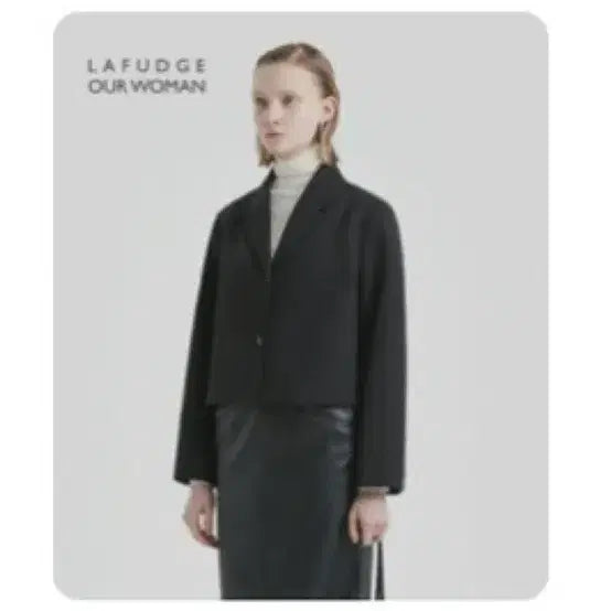 [BUNJANG] Lafarge Pour Femme Essential Short Blazer / 라퍼지 포 우먼 에센셜 숏 블레이져