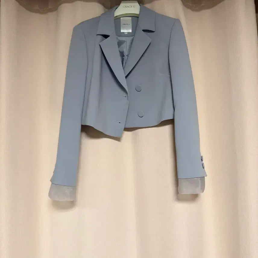 [BUNJANG] Grace U Lucia Set-up Jacket (Purple, S) / 그레이스유(Grace U) 루시아 셋업 자켓(퍼플, S)