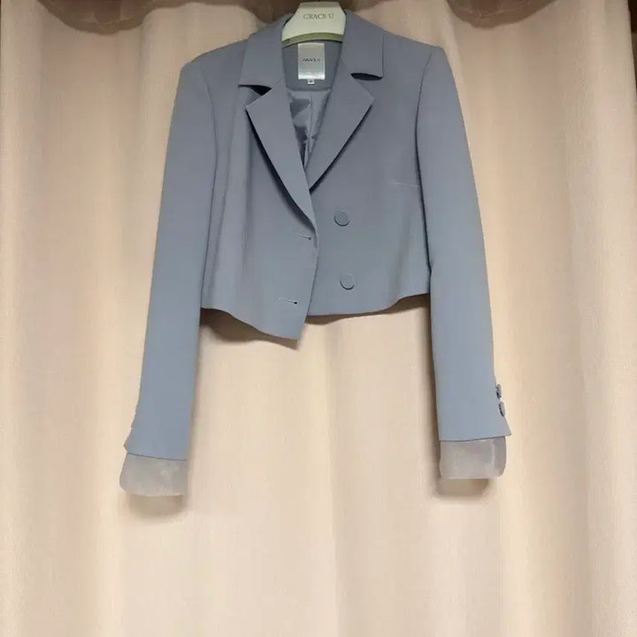 [BUNJANG] Grace U Lucia Set-up Jacket (Purple, S) / 그레이스유(Grace U) 루시아 셋업 자켓(퍼플, S)