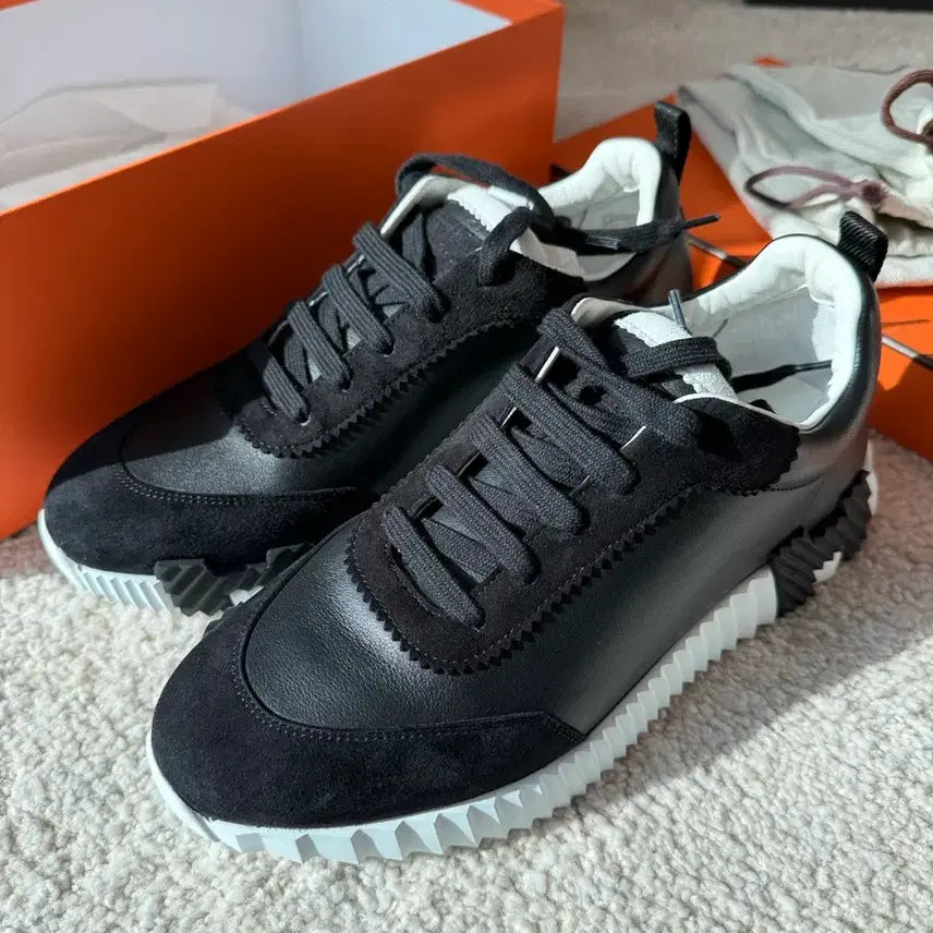 [BUNJANG] Hermes Bouncing Sneakers Black 40.5 / 에르메스 바운싱 스니커즈 블랙 40.5