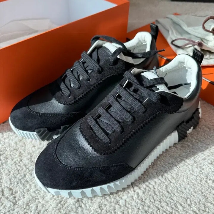 [BUNJANG] Hermes Bouncing Sneakers Black 40.5 / 에르메스 바운싱 스니커즈 블랙 40.5