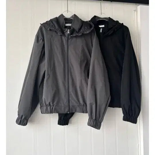 [BUNJANG] HBD 프릴 후드 점퍼 Windbreaker / 히피디피 프릴 후드 점퍼 바람막이 애프터먼데이 바이너리원 데일리쥬