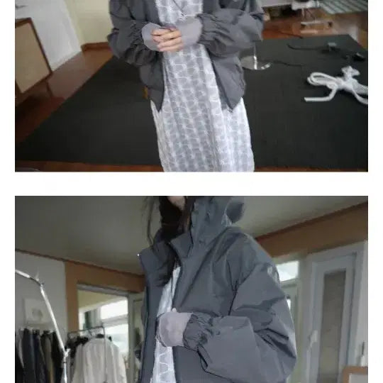 [BUNJANG] HBD 프릴 후드 점퍼 Windbreaker / 히피디피 프릴 후드 점퍼 바람막이 애프터먼데이 바이너리원 데일리쥬
