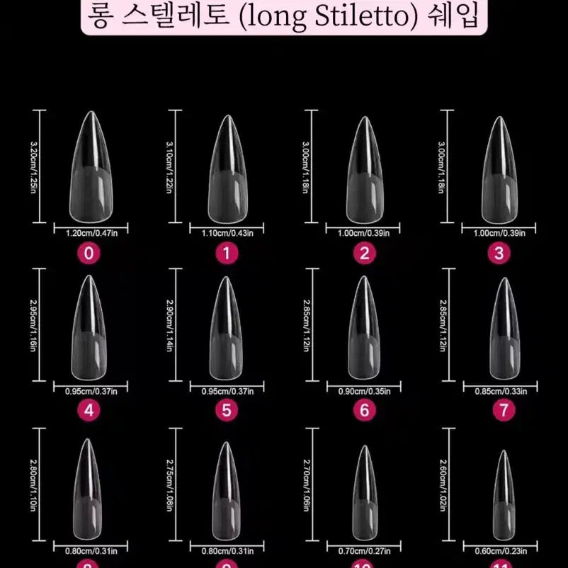 [BUNJANG] Handmade Nail Tips / 악마키티리본하트 수제 네일팁 <3