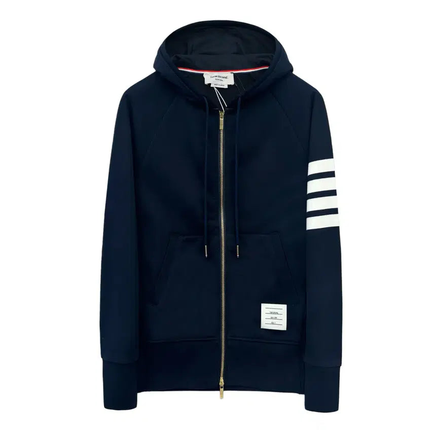 [BUNJANG] Thom Browne Hoodie Jacket / [새상품정품] 톰브라운 완장 후드집업 MJT022H 461