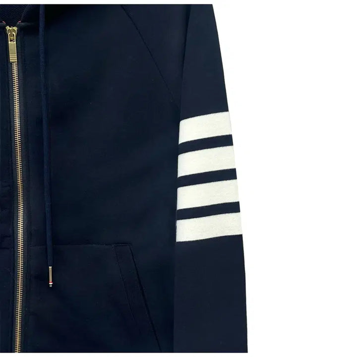 [BUNJANG] Thom Browne Hoodie Jacket / [새상품정품] 톰브라운 완장 후드집업 MJT022H 461