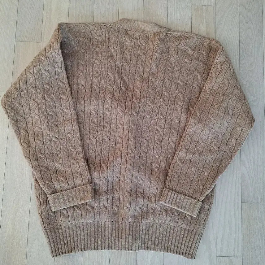[BUNJANG] Polo Ralph Lauren Cable Knit Cardigan / 폴로랄프로렌 꽈배기 가디건 90