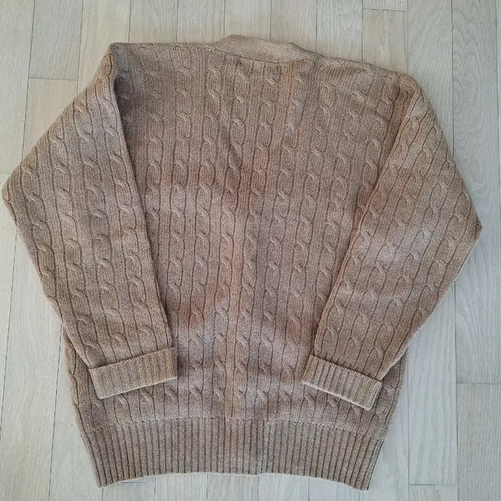 [BUNJANG] Polo Ralph Lauren Cable Knit Cardigan / 폴로랄프로렌 꽈배기 가디건 90