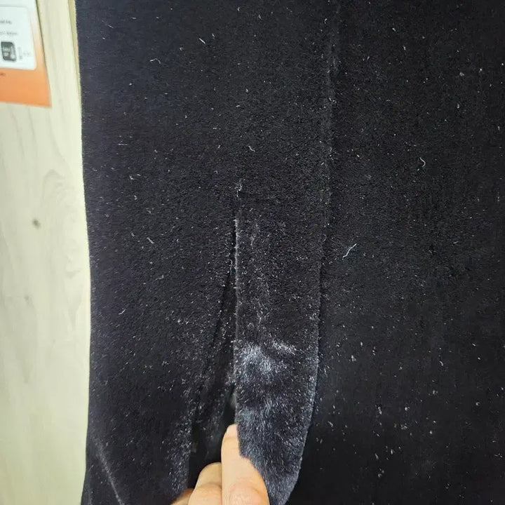 [BUNJANG] Black Hooded Faux Fur Vest M Size / 블랙 후드 퍼 베스트 M사이즈
