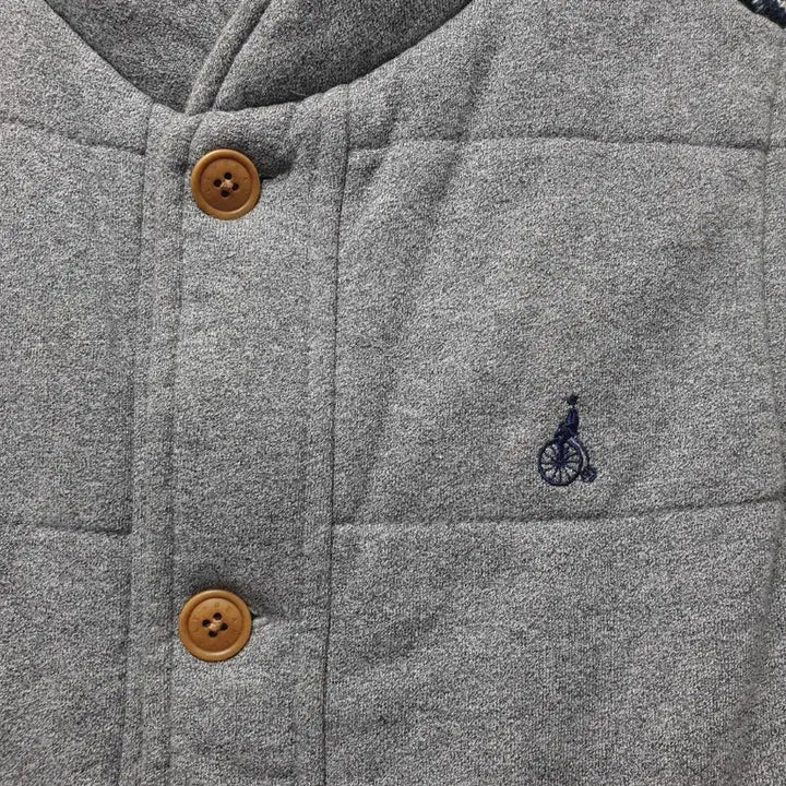 [BUNJANG] Beanpole Gray Quilted Vest / 빈폴 그레이 퀼팅 조끼 패딩 베스트 100사이즈