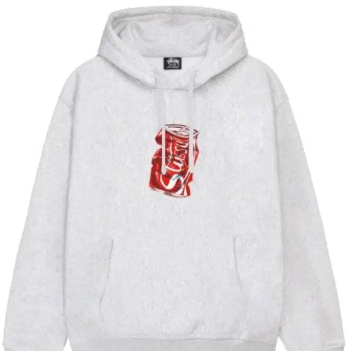 [BUNJANG] Stussy Soda Fleece Hoodie (Ivory/Black) / 무료배송 스투시 소다 기모  후드티 아이보리/블랙