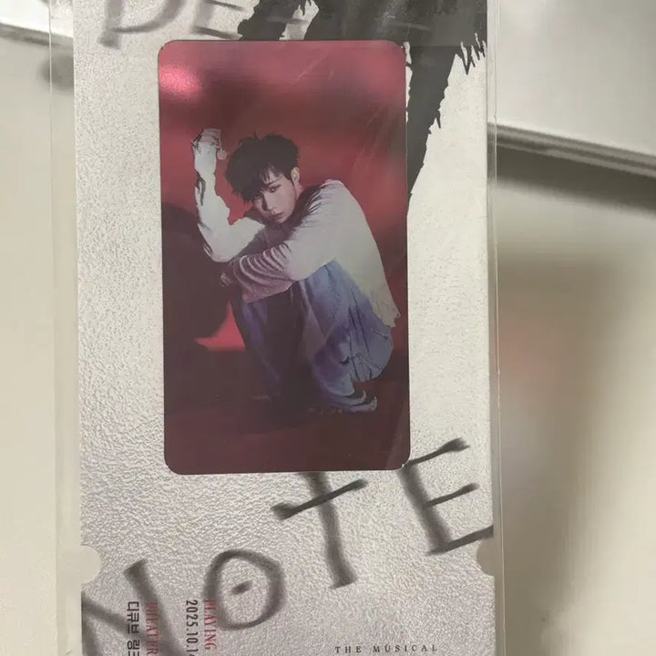 [BUNJANG] Kim Sungkyu Death Note Character Ticket / 김성규 데스노트 캐릭터 티켓