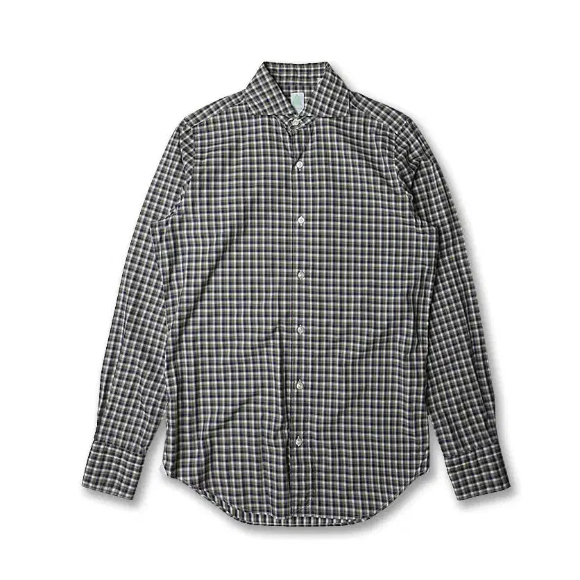 [BUNJANG] Finamore 1925 Napoli Check Handmade Shirt / 피나모레 [Finamore 1925] 나폴리 체크 핸드메이드 셔츠