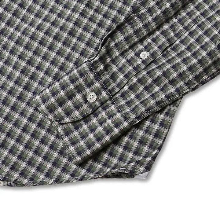 [BUNJANG] Finamore 1925 Napoli Check Handmade Shirt / 피나모레 [Finamore 1925] 나폴리 체크 핸드메이드 셔츠