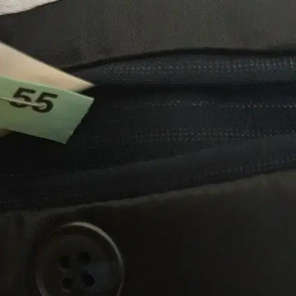 [BUNJANG] Calvin Klein Wool Blend Navy Striped Jacket / 캘빈클라인 모직 스판 자켓