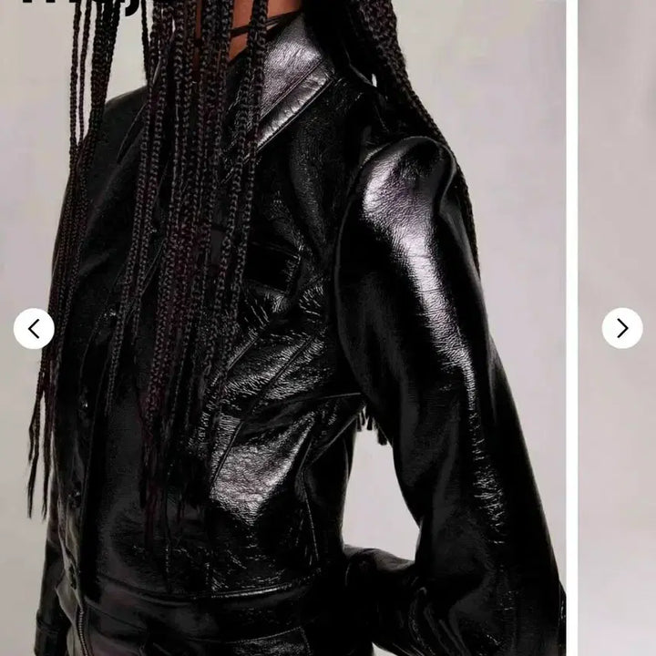 [BUNJANG] Maje Patent Jacket / 마쥬 페이던트 자켓