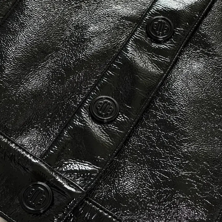 [BUNJANG] Maje Patent Jacket / 마쥬 페이던트 자켓