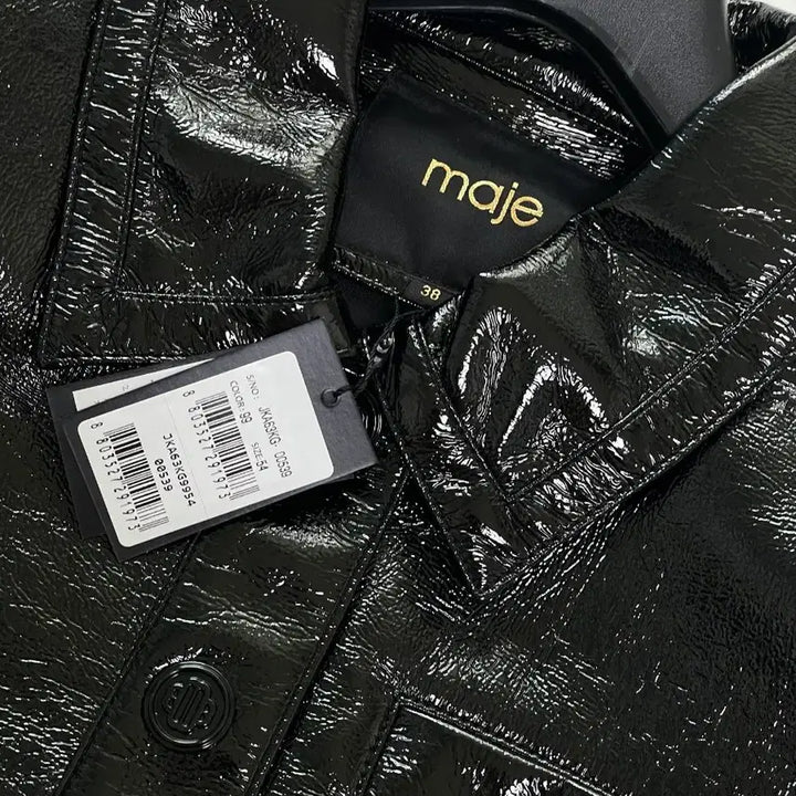 [BUNJANG] Maje Patent Jacket / 마쥬 페이던트 자켓