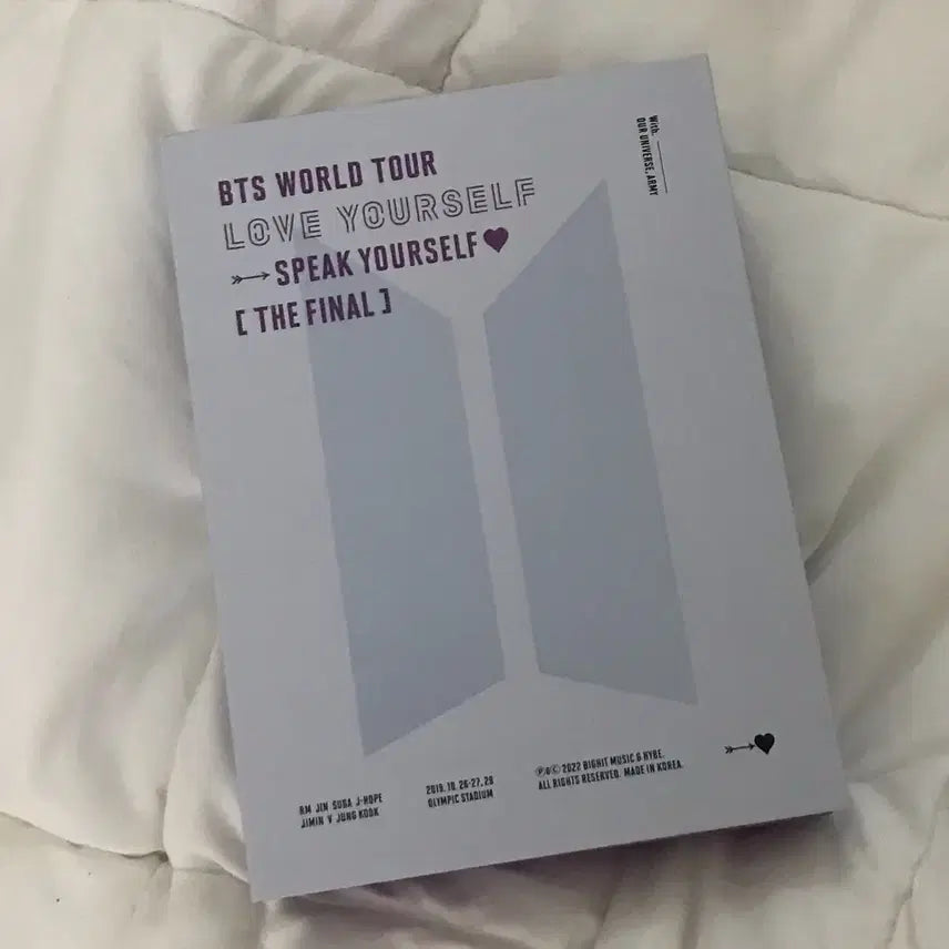 방탄소년단 스픽콘 파이널 DVD