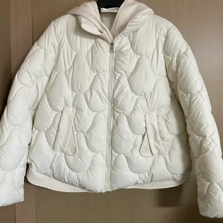 [BUNJANG] Ivory Short Padded Jumper / 아이보리 숏 패딩 점퍼