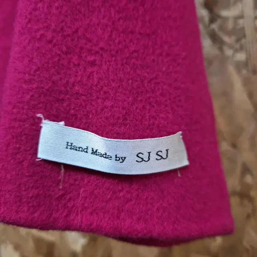 [BUNJANG] SJ SJ Wool Handmade Jacket (Pink) / SJ SJ 핸드메이드 울 자켓 (핑크)