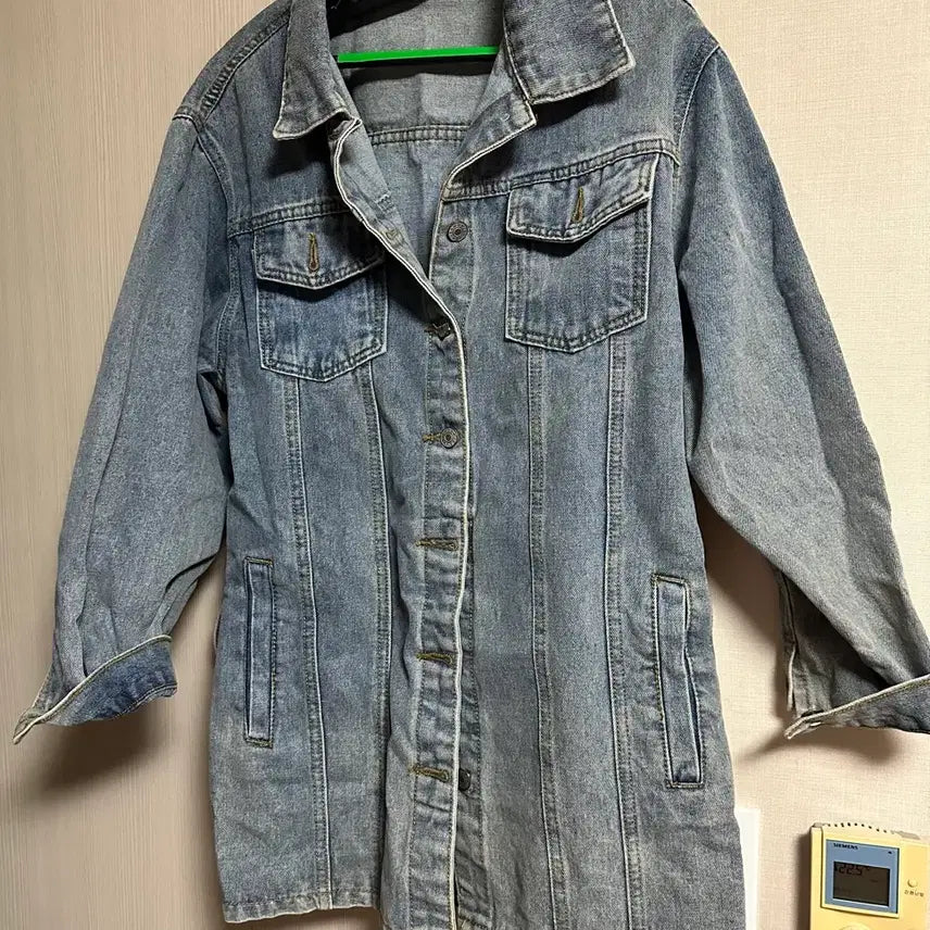 [BUNJANG] Denim Long Jacket / 연청데님롱자켓 롱자켓 자켓 데님 데님자켓 연청자켓 청자켓