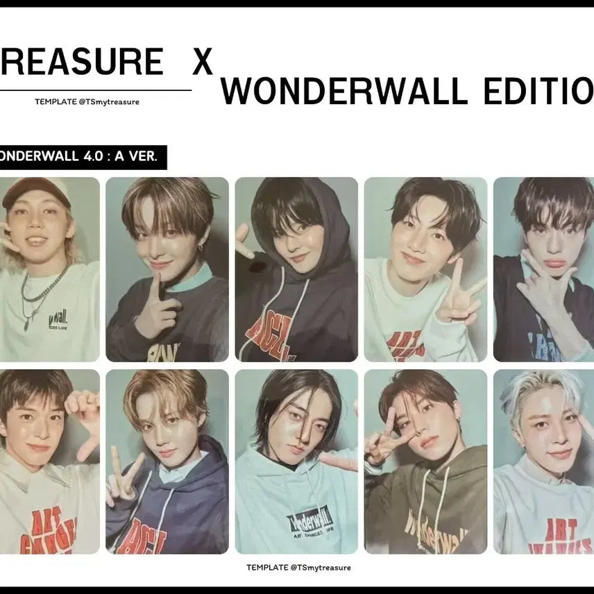 트레저 원더월 A버전 포카 세트 특전 프롬스토어 플로리스