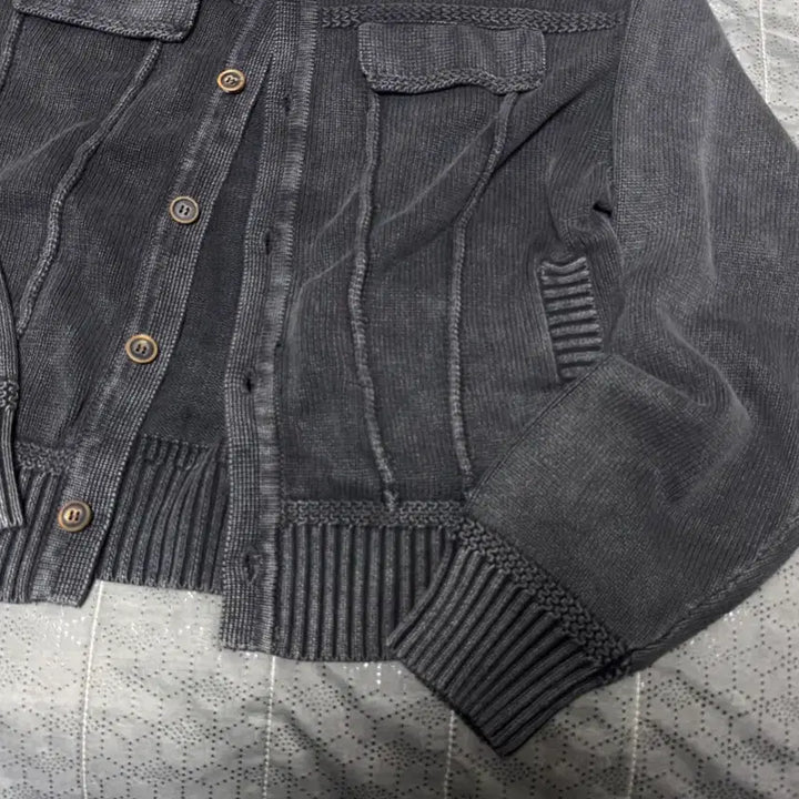 [BUNJANG] Pigment Hooded Cardigan Jacket / (새상품)피그먼트 후드 가디건 자켓