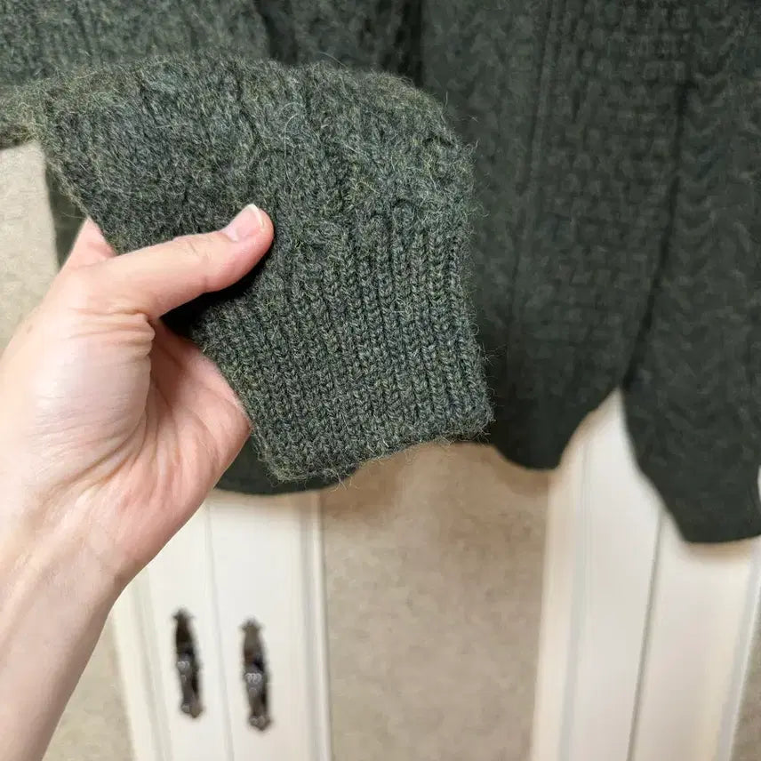 [BUNJANG] Orbis Fisherman Wool Knit XL / 오르비스 피셔맨 울 니트 XL Made in Irelan