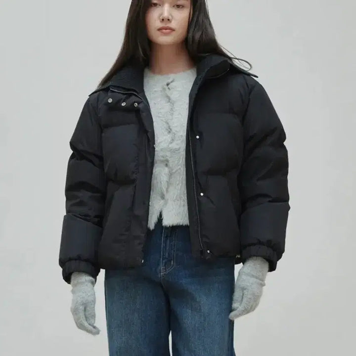 [BUNJANG] Female Short Duck Down Padded Jacket (S Size) / 플랙 여자 숏패딩 덕다운 (s사이즈)