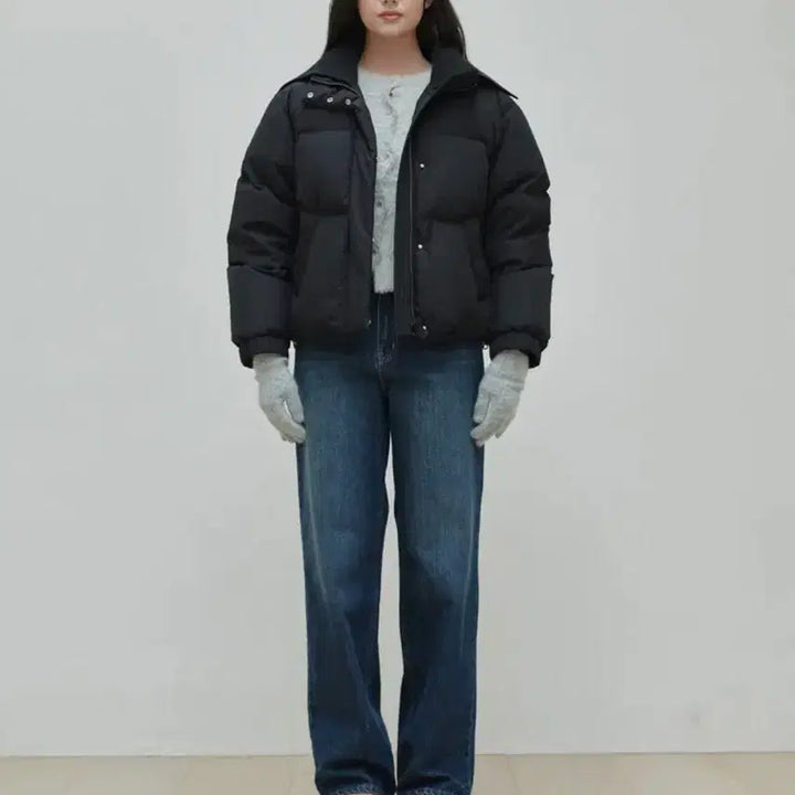 [BUNJANG] Female Short Duck Down Padded Jacket (S Size) / 플랙 여자 숏패딩 덕다운 (s사이즈)