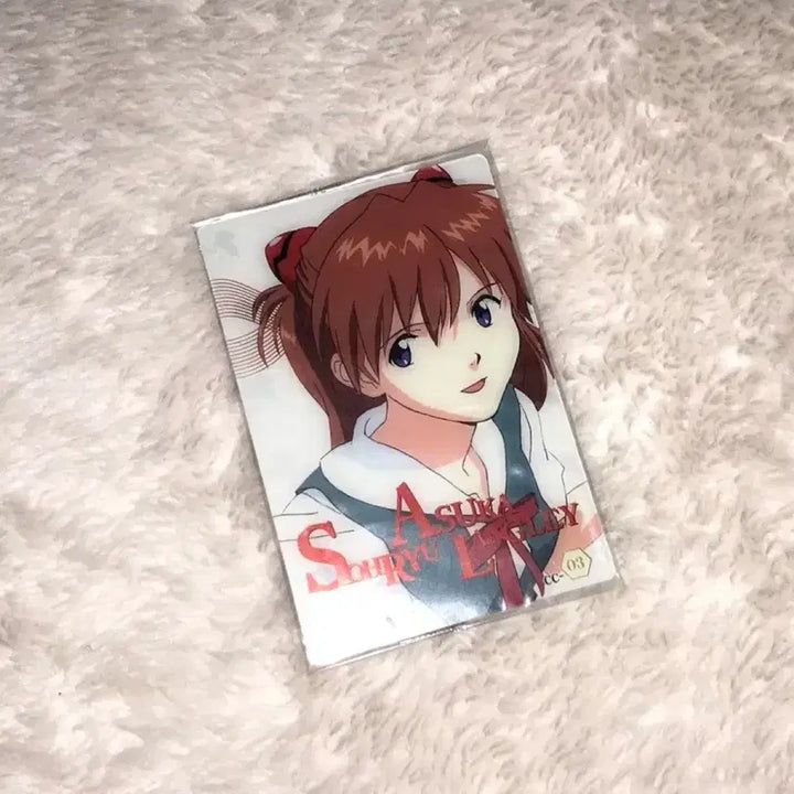 [BUNJANG] Evangelion Asuka Unopened Wafer Card / 에반게리온 아스카 굿즈 카드 미개봉 웨하스 카드