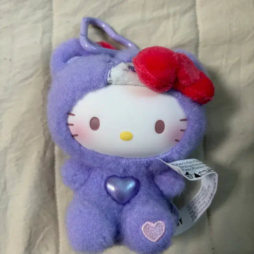 [BUNJANG] Sanrio Hello Kitty Labubu Purple Keyring / 보라색 산리오 키티 라부부 판매합니다