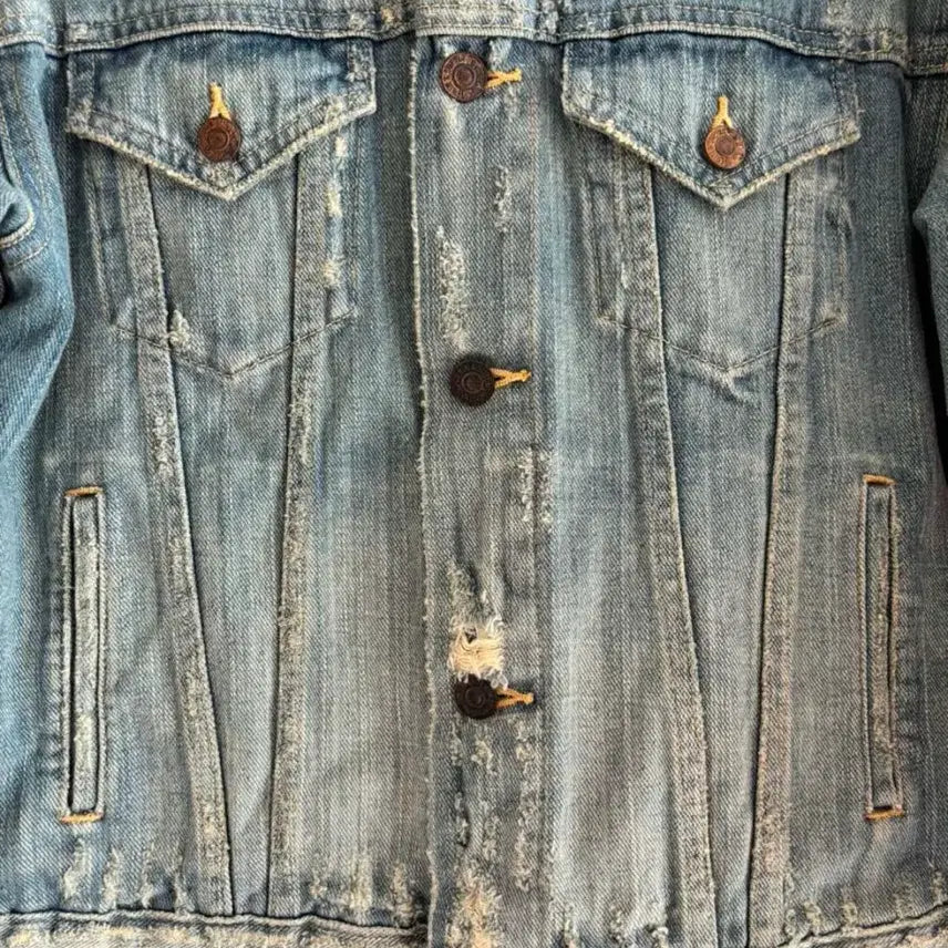 [BUNJANG] Ralph Lauren Denim &amp; Supply Embroidered Denim Jacket / 랄프로렌 데님 앤 서플라이 데님 자수 자켓 여성 55~66사이즈 판매