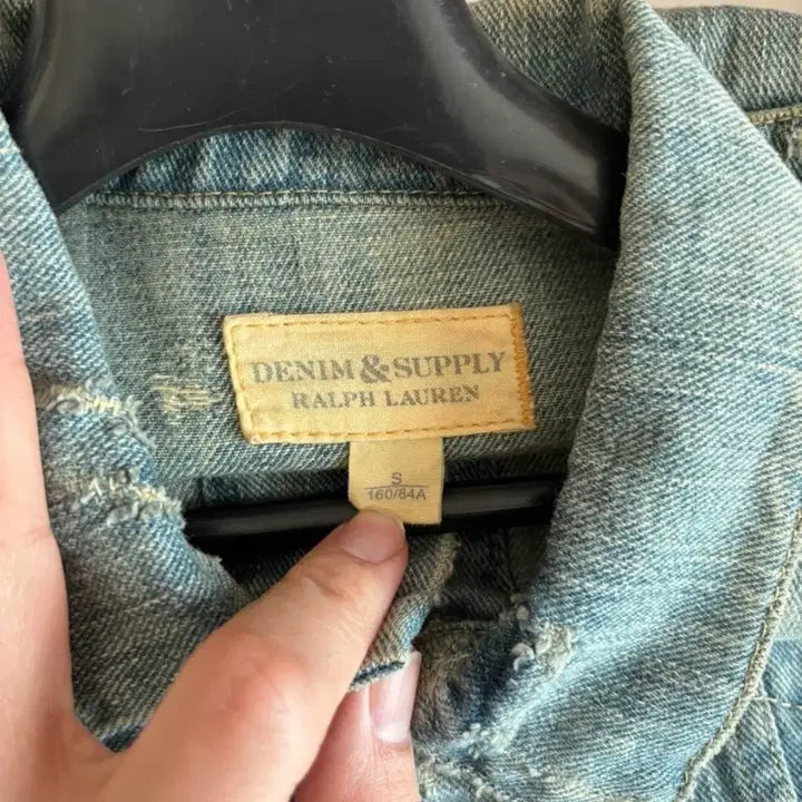 [BUNJANG] Ralph Lauren Denim &amp; Supply Embroidered Denim Jacket / 랄프로렌 데님 앤 서플라이 데님 자수 자켓 여성 55~66사이즈 판매