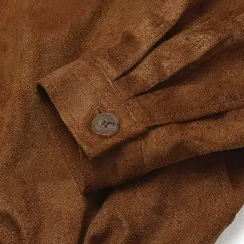 [BUNJANG] Male High Neck Suede Crop Jacket / 남자 어깡 하이넥 스웨이드 크롭 자켓 3컬러