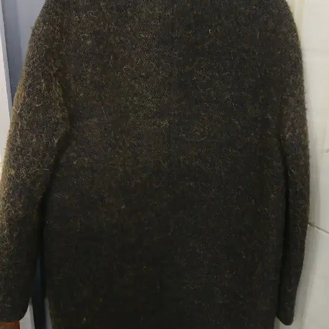 [BUNJANG] Customellow Wool Long Coat Brown (Size 95) / customellow 커스텀멜로우 모직 롱 코트 브라운 95사이즈