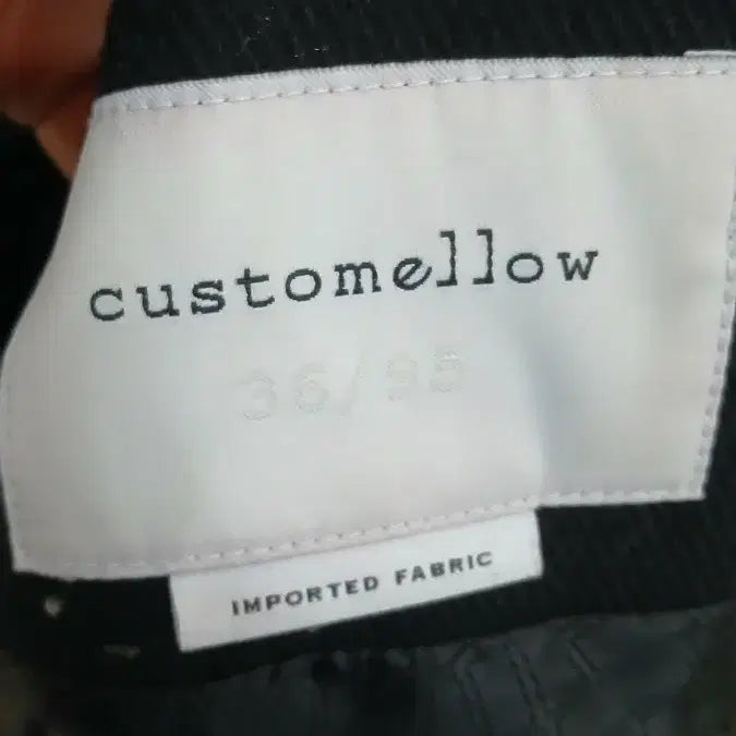 [BUNJANG] Customellow Wool Long Coat Brown (Size 95) / customellow 커스텀멜로우 모직 롱 코트 브라운 95사이즈