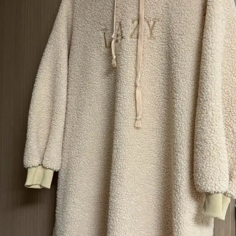 [BUNJANG] Wool Hooded Dress / 양털후드원피스