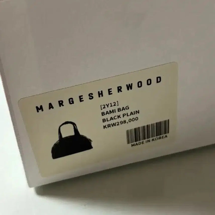 [BUNJANG] Margesherwood Vami Bag Black / 마지셔우드 바미백 블랙