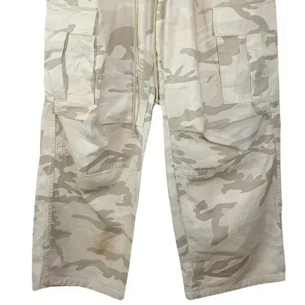 [BUNJANG] PROJECT GR 3-Layered Cargo Pants White Camo / (새상품)프로젝트 GR  3 레이어드 카고 팬츠 화이트 카모 P01411