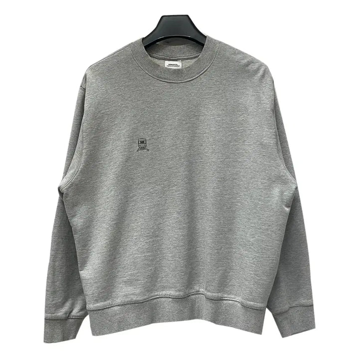 [BUNJANG] Nomanyuel Subway Reflective Gray Sweatshirt L / 노매뉴얼 서브웨이 리플렉티브 그레이 맨투맨 L