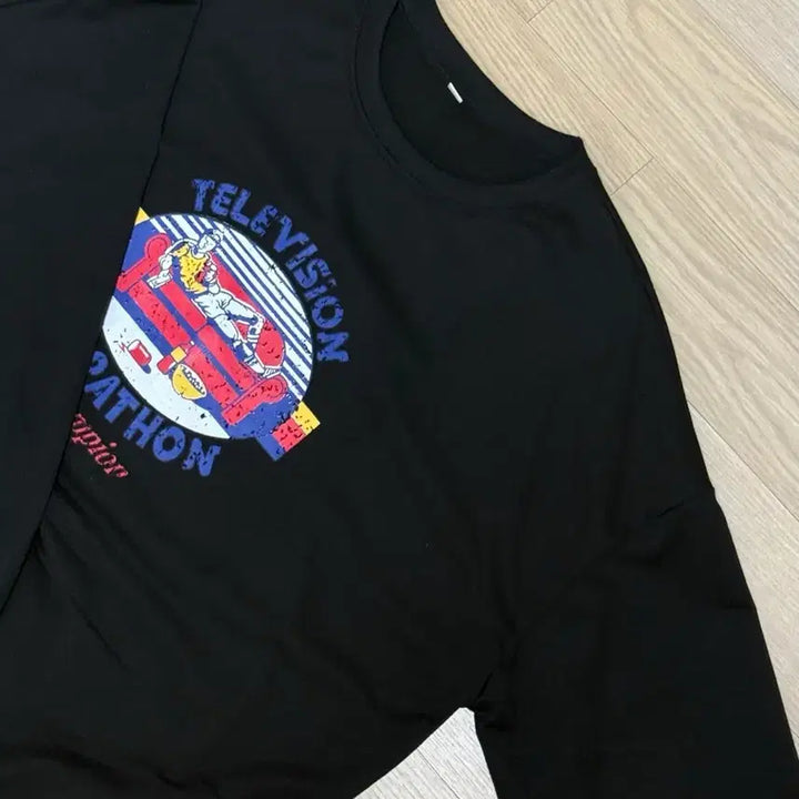 [BUNJANG] Black Oversized Crewneck Sweatshirt / 블랙맨투맨:새제품