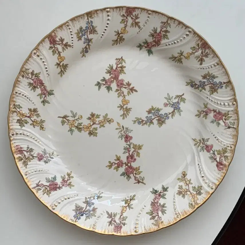 [BUNJANG] U&amp;C Sarreguemines Antique French Plate Set / U&amp;CSarreguemines (살그민느) 앤틱 프랑스 사르규민 접시세트