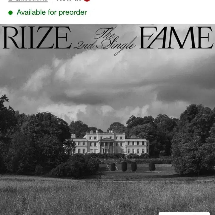 [BUNJANG] RIIZE Wonbin FAME Album (Target Edition) / 라이즈 페임 fame 미국 타겟 앨범 원빈